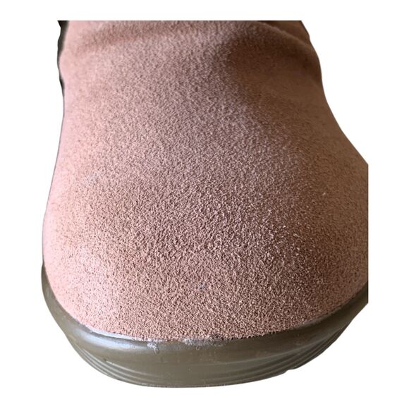 Skechers Sherpa Lined Ankle Boots SZ 11 Women's Mushroom Brown Studded Comfort - Picture 5 of 16